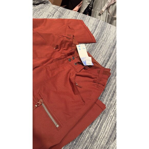 Women's Snow Pants By Roxy Nadia Smoked Paprica Size XS 10K DryFlight Technology - Picture 13 of 16